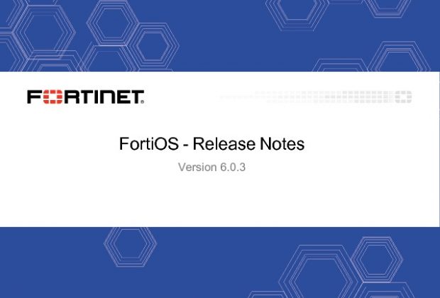 Fortinet Version 6.0.3